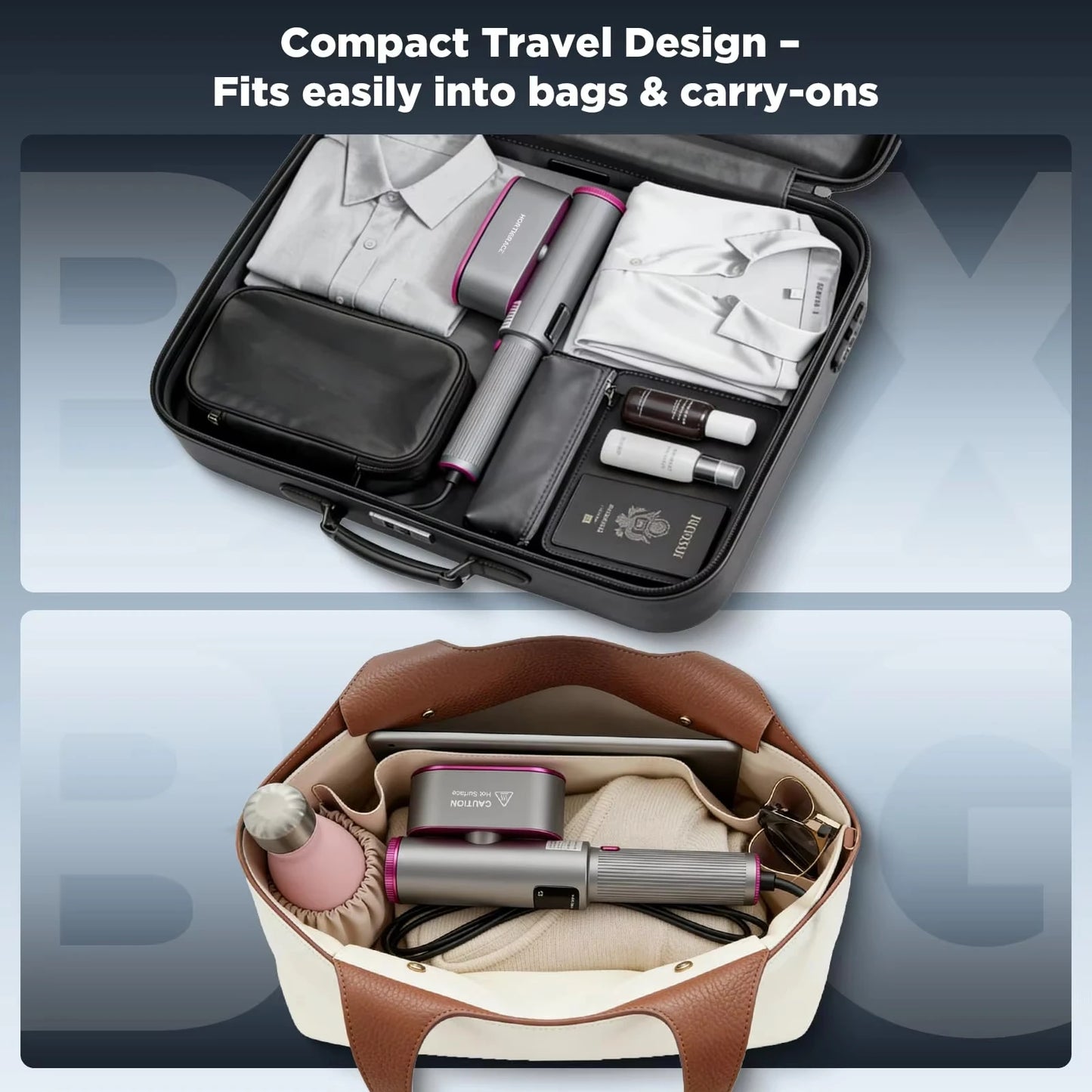 Travel-Ready Garment Steamer & Iron