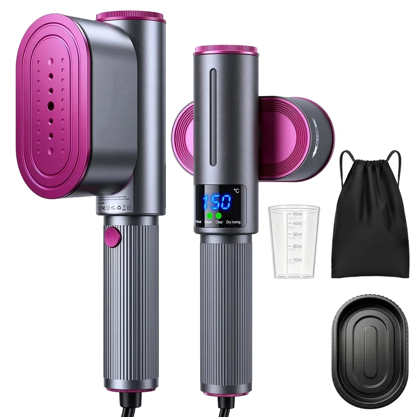 Travel-Ready Garment Steamer & Iron