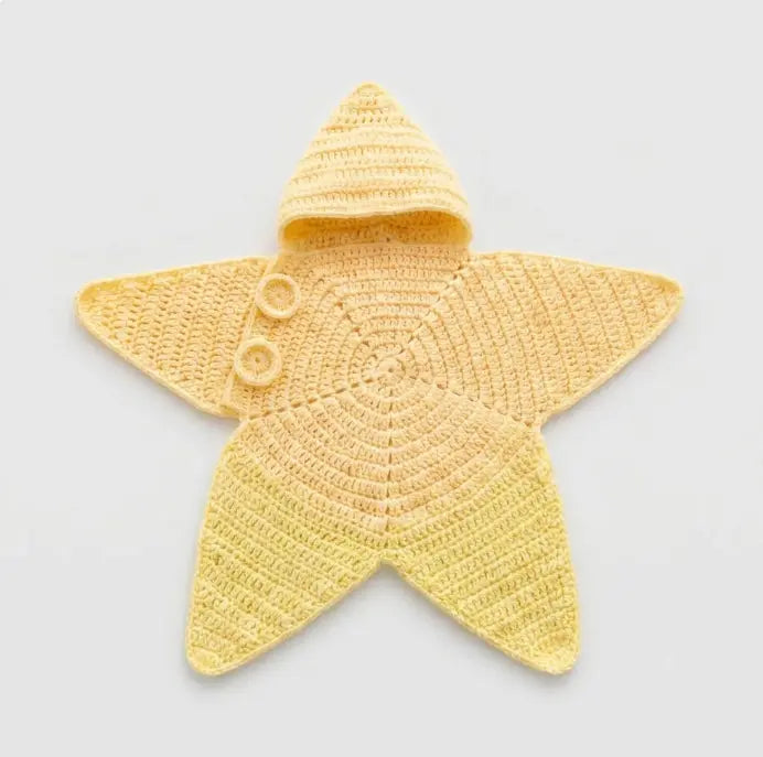 Handmade Crochet Baby Star Swaddle